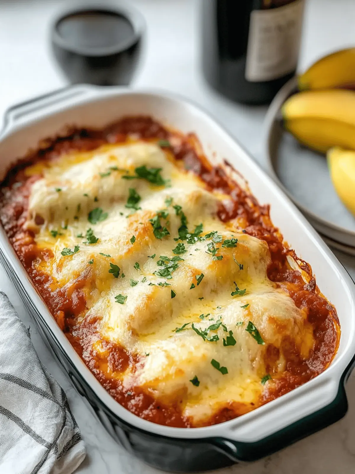 Spicy Stuffed Banana Peppers Casserole