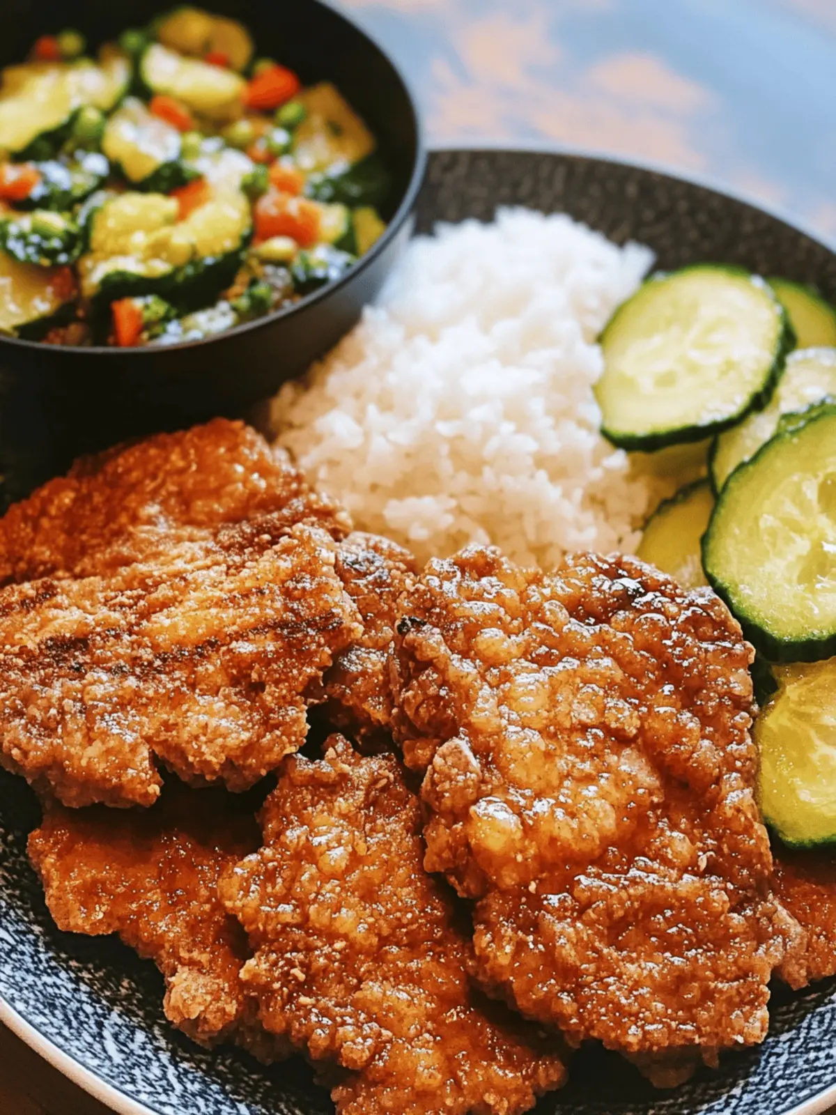 Taiwanese Pork Chops (Bento Box Style!)