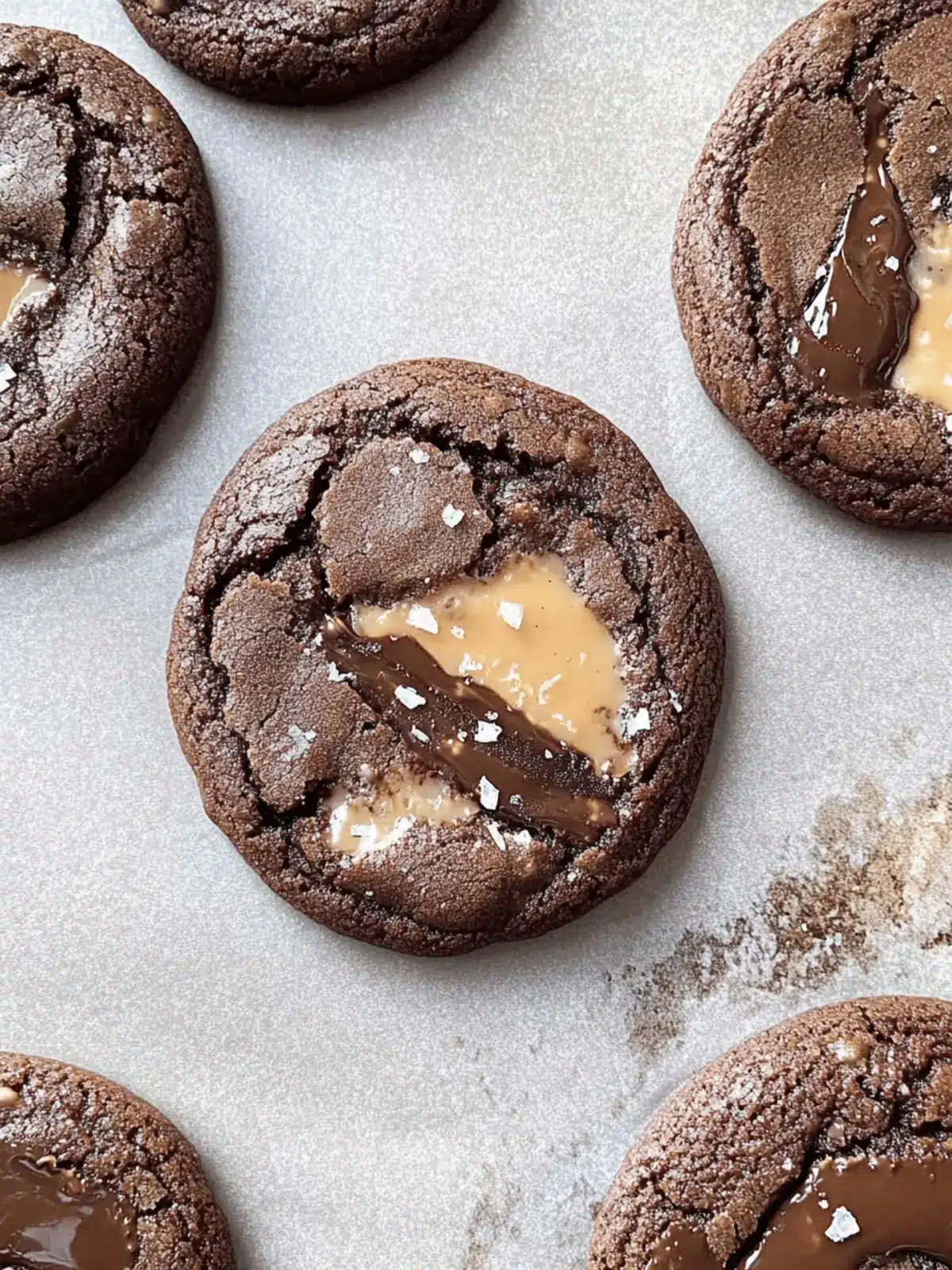 chocolate caramel cookies