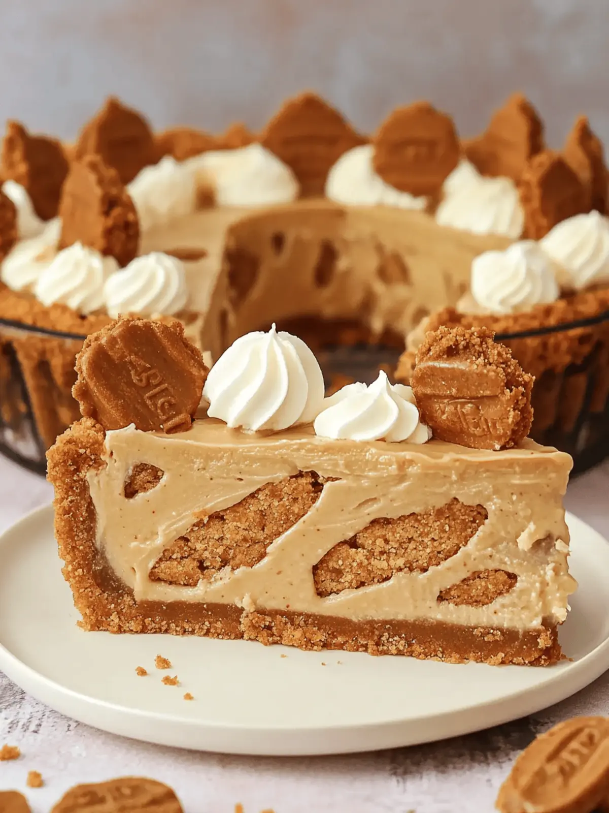 Biscoff Cookie Pie
