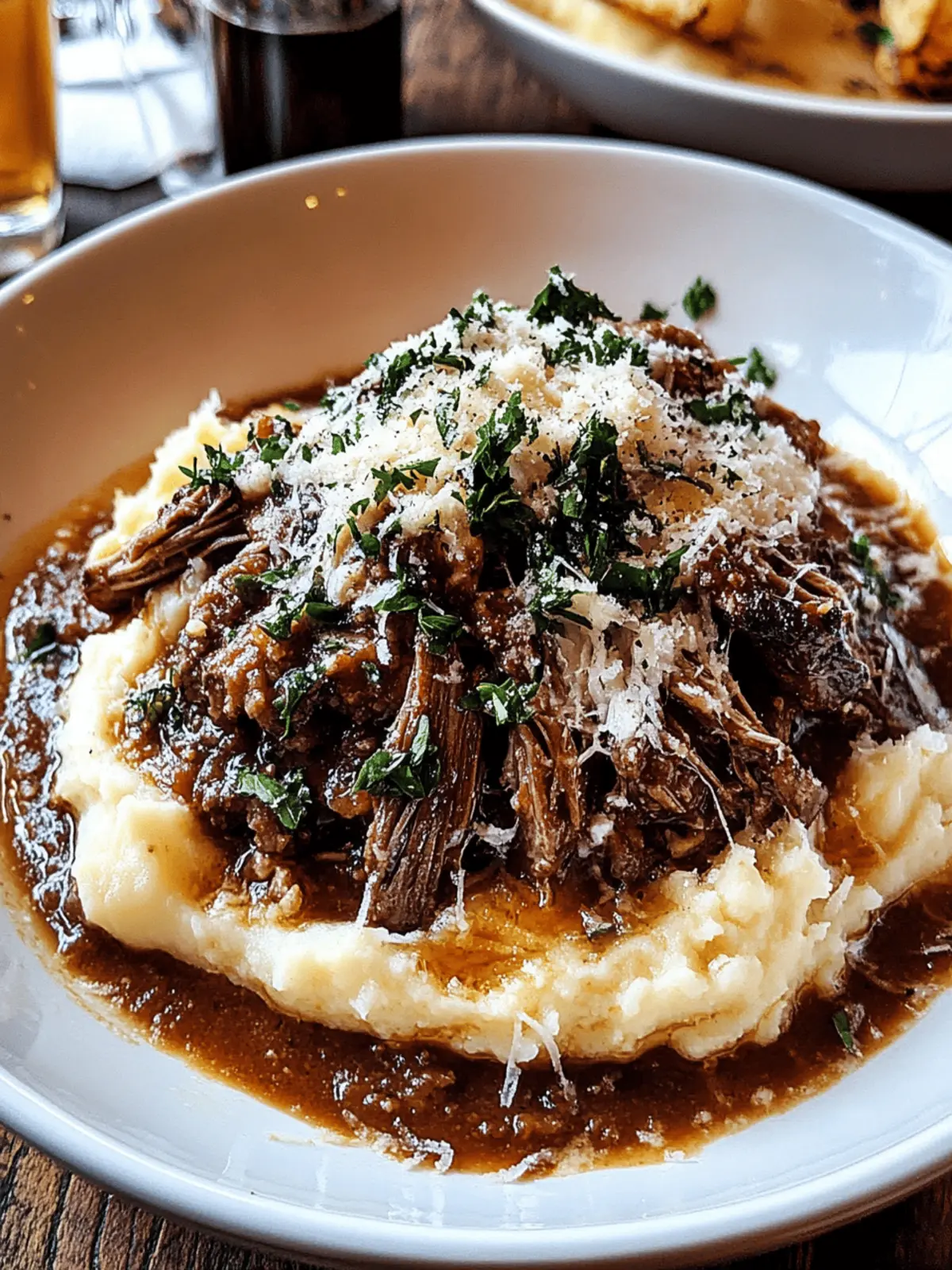 Short Rib Ragu with Parmesan Mashed Potatoes