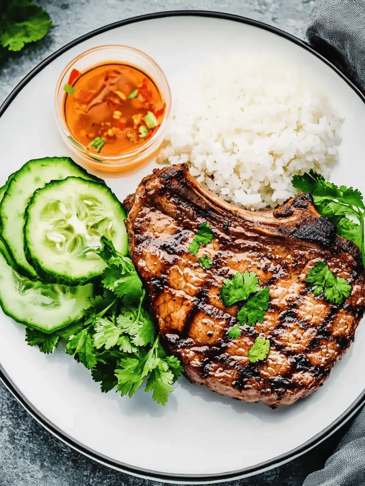 Vietnamese Pork Chops (Sườn Nướng)