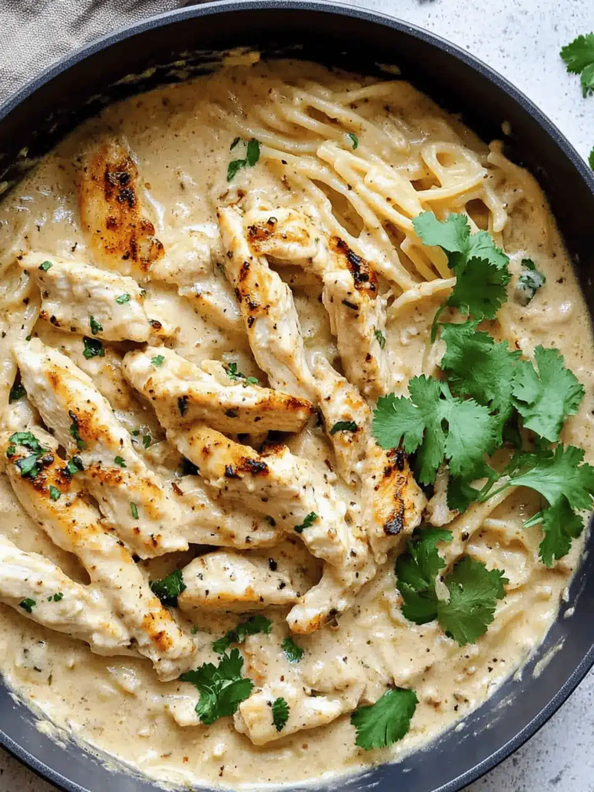 Chicken Garlic Parmesan Pasta