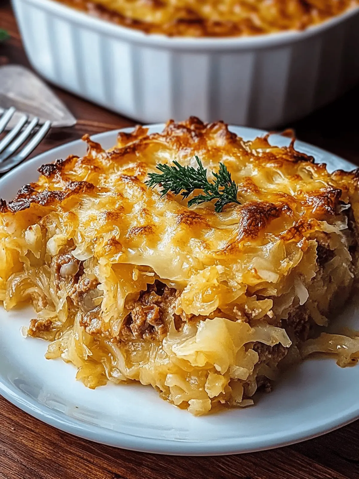 Sauerkraut Casserole