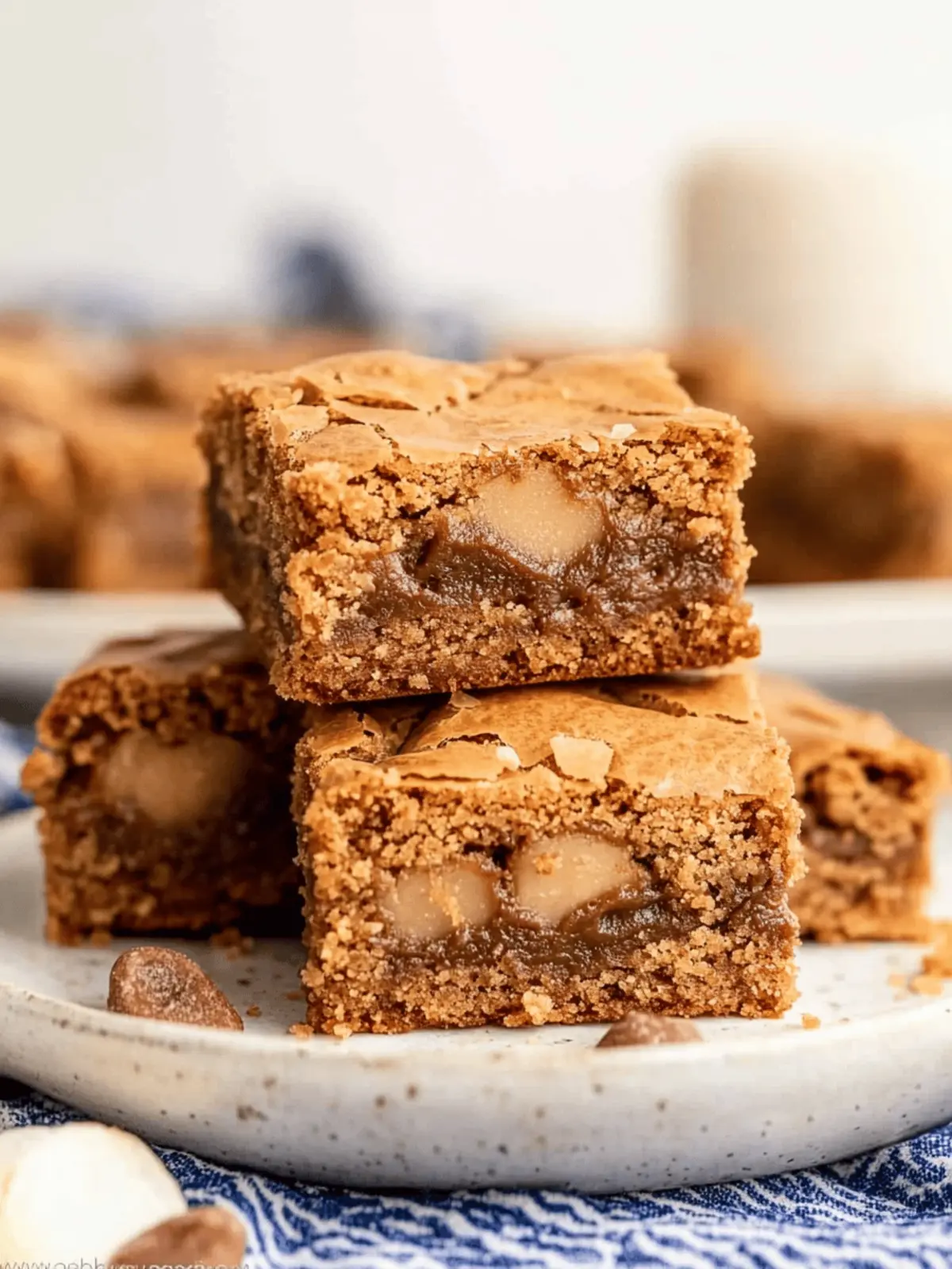 Biscoff Blondies