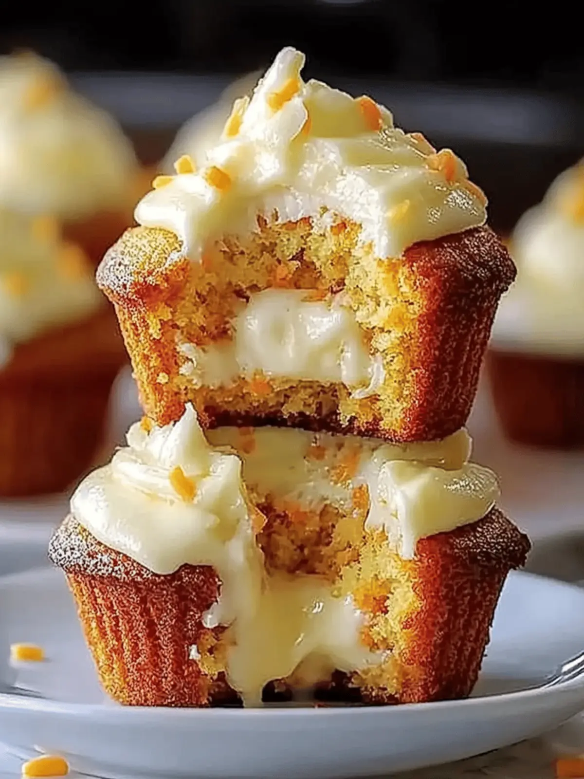 Carrot Cream Cheese Cupcakes
