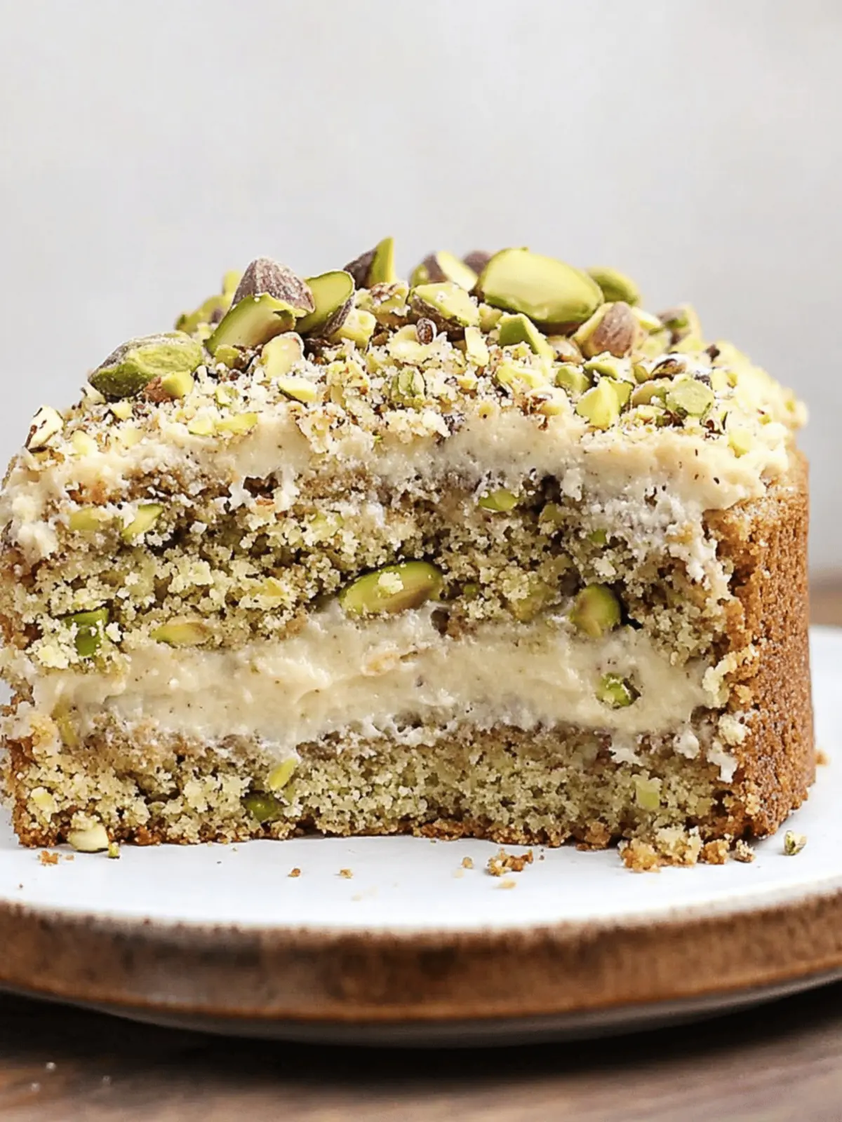 Pistachio Coffee Cake