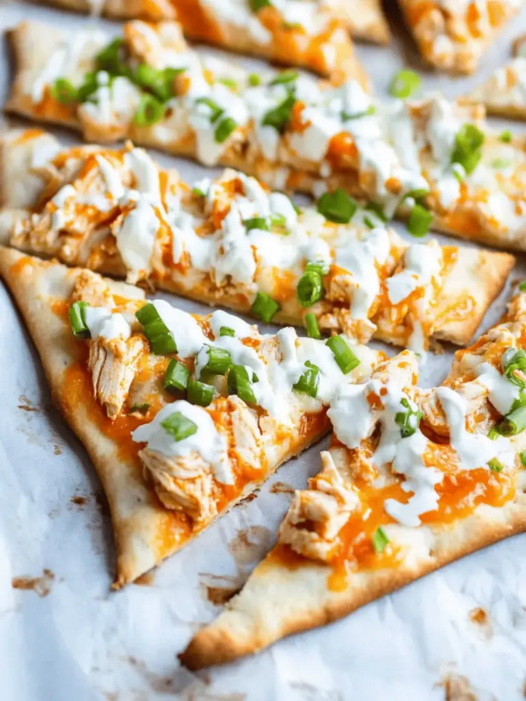 Buffalo Chicken Flatbread
