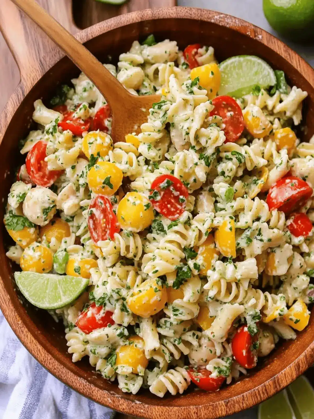 Cilantro Lime Pasta Salad