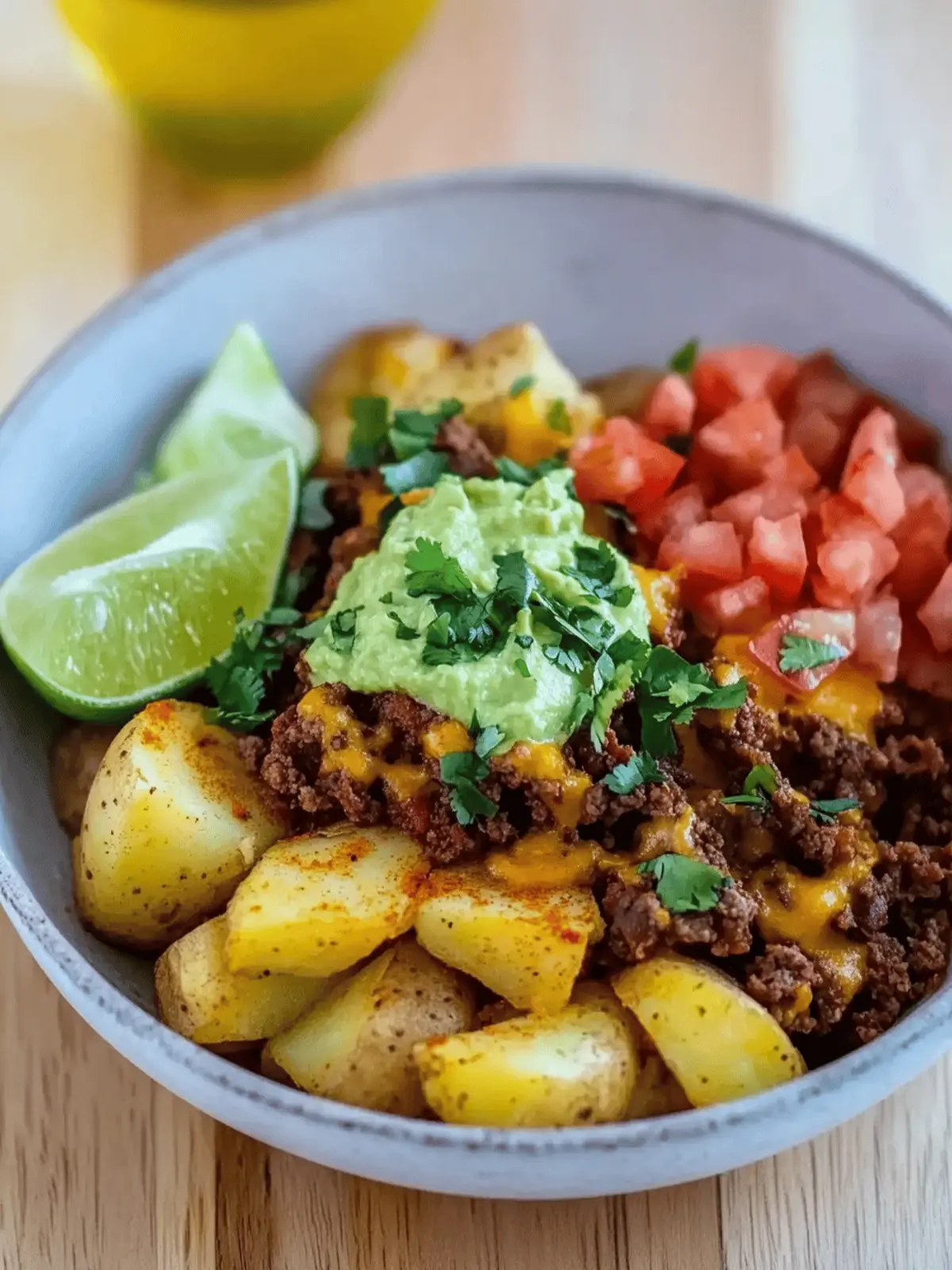 Loaded Potato Taco Bowl