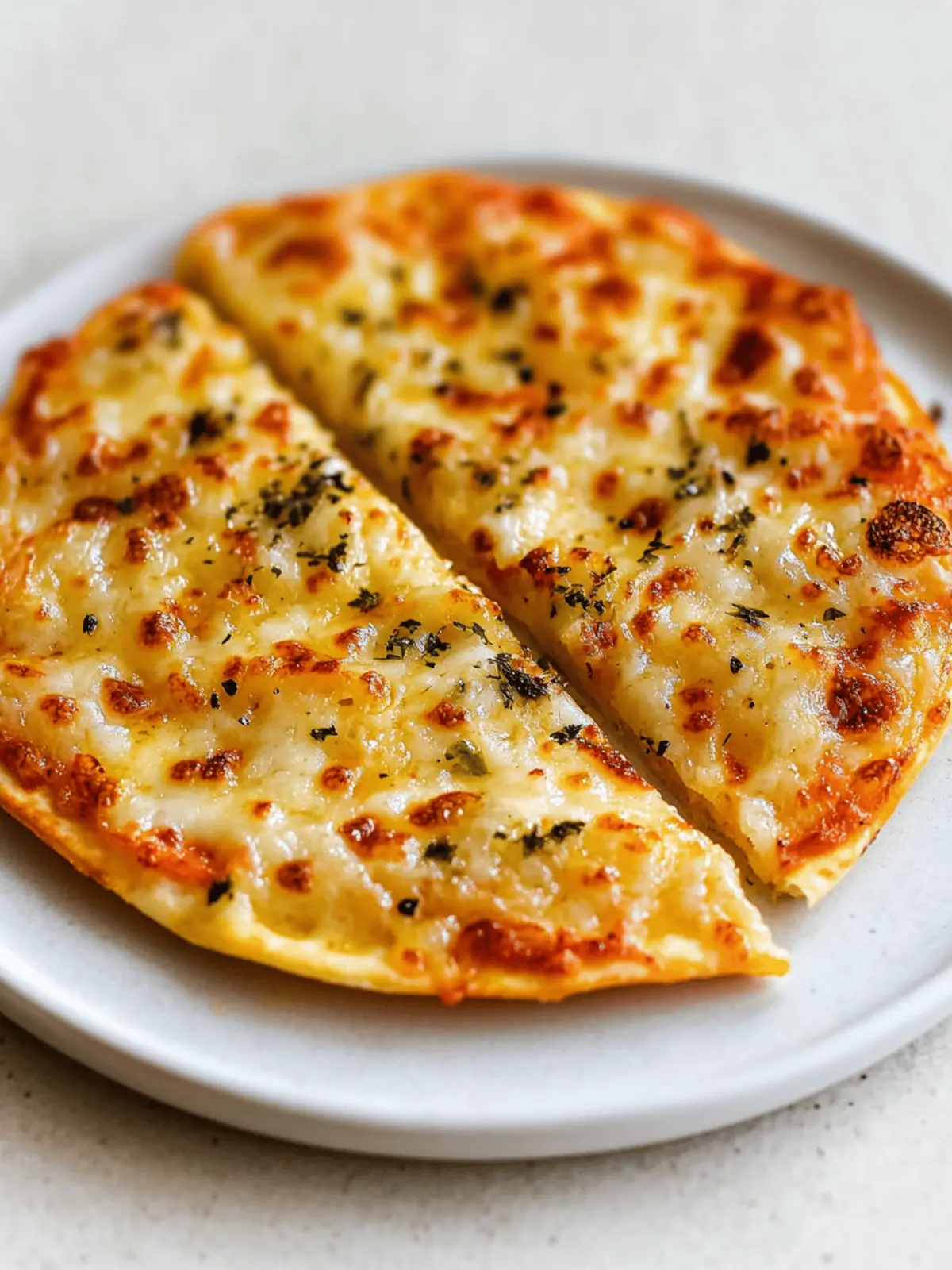 Air Fryer Tortilla Garlic Bread