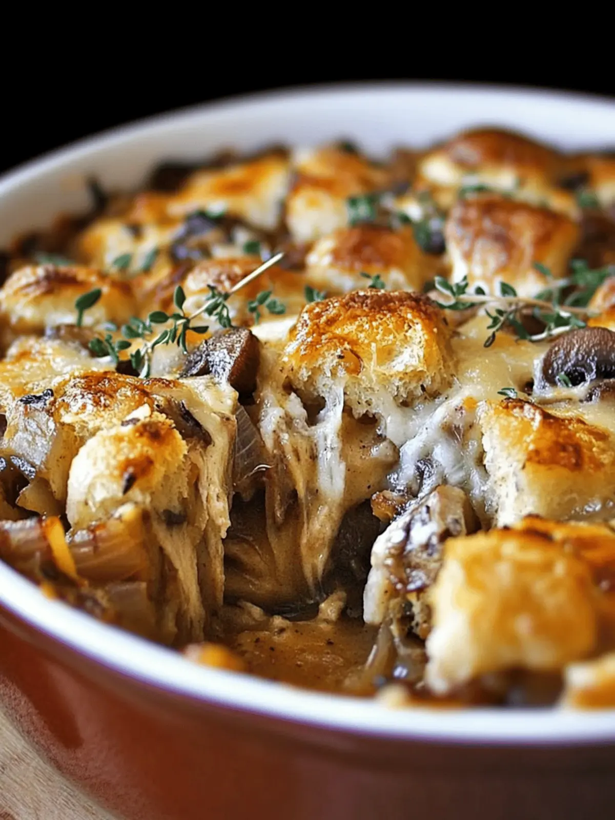 French Onion Mushroom Casserole