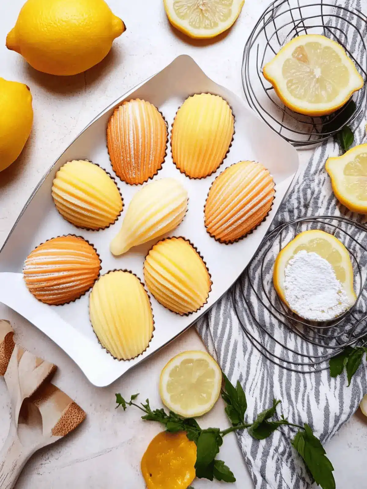 Lemon Madeleines