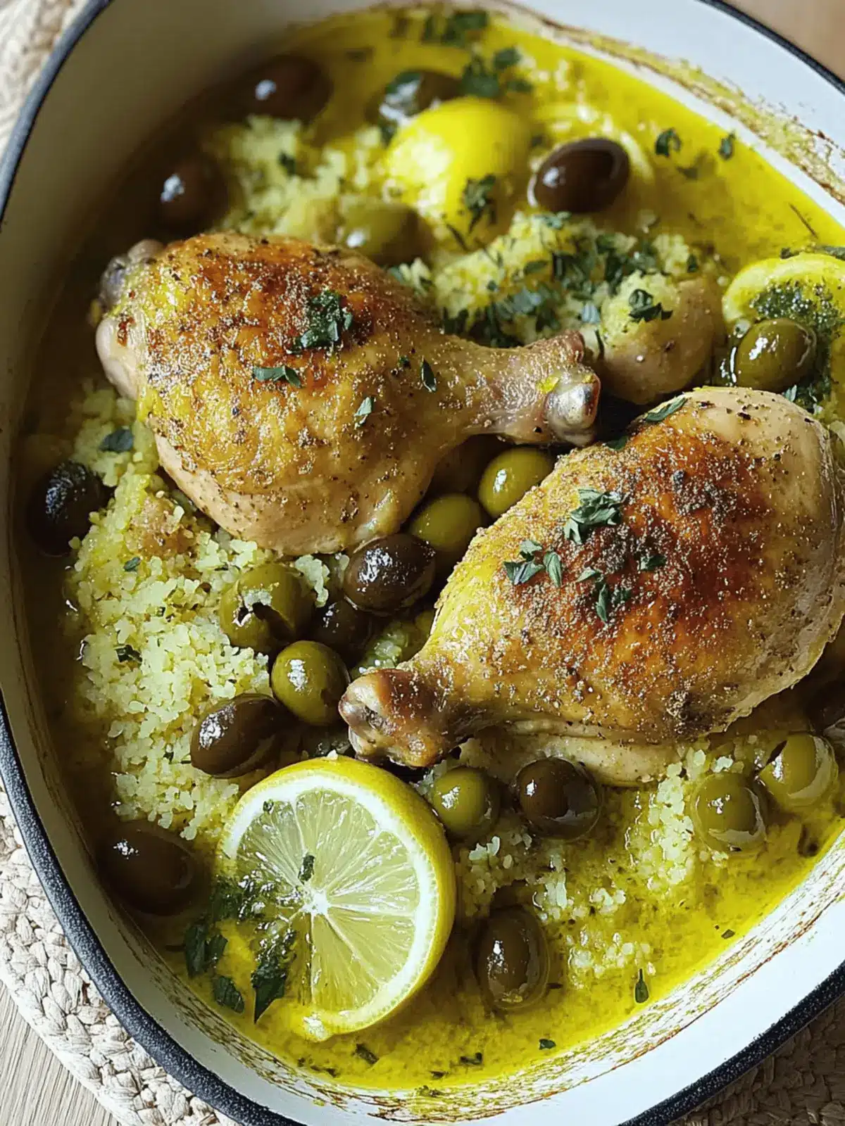 Claudia Roden's Chicken with Olives and Lemon