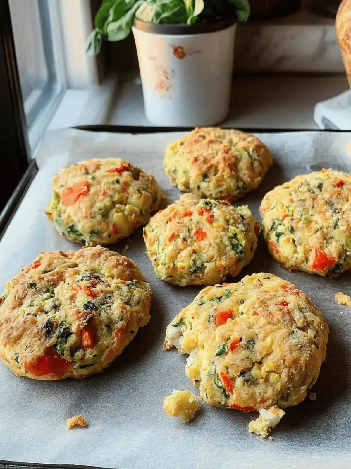 Veggie-Packed Protein Snacking Biscuits