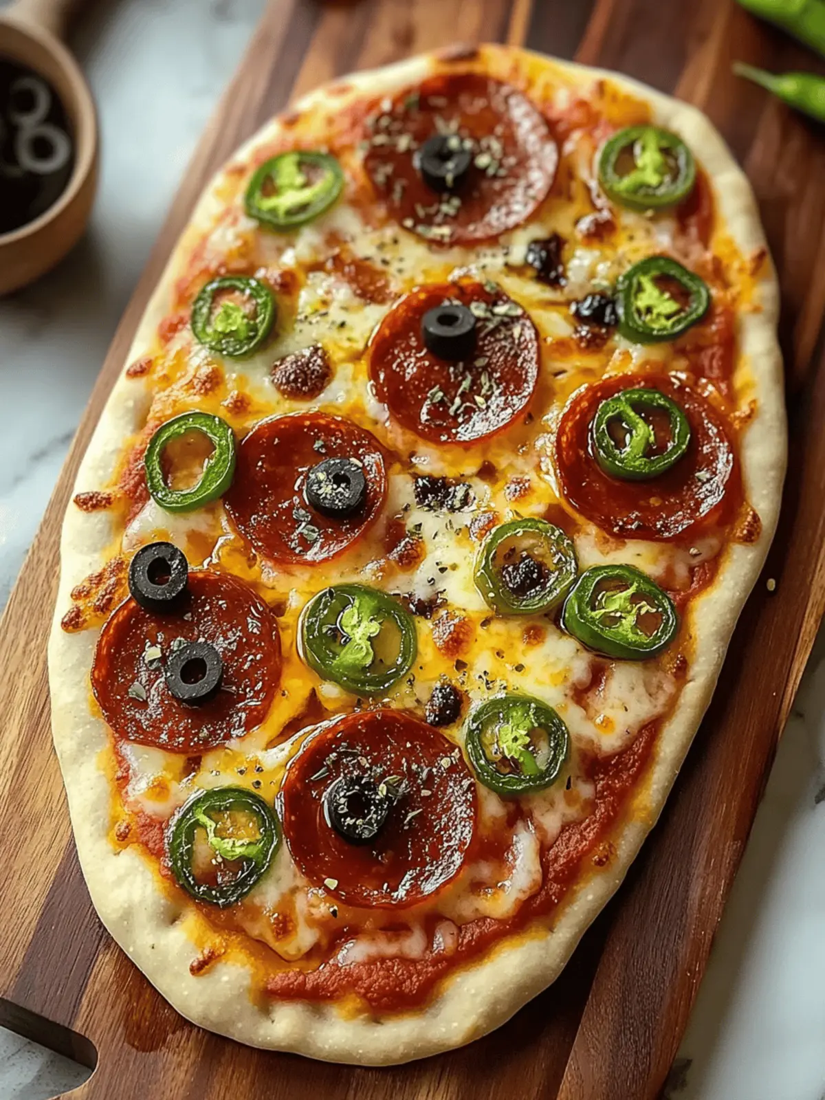 Delicious Hot Honey Flatbread Pizza