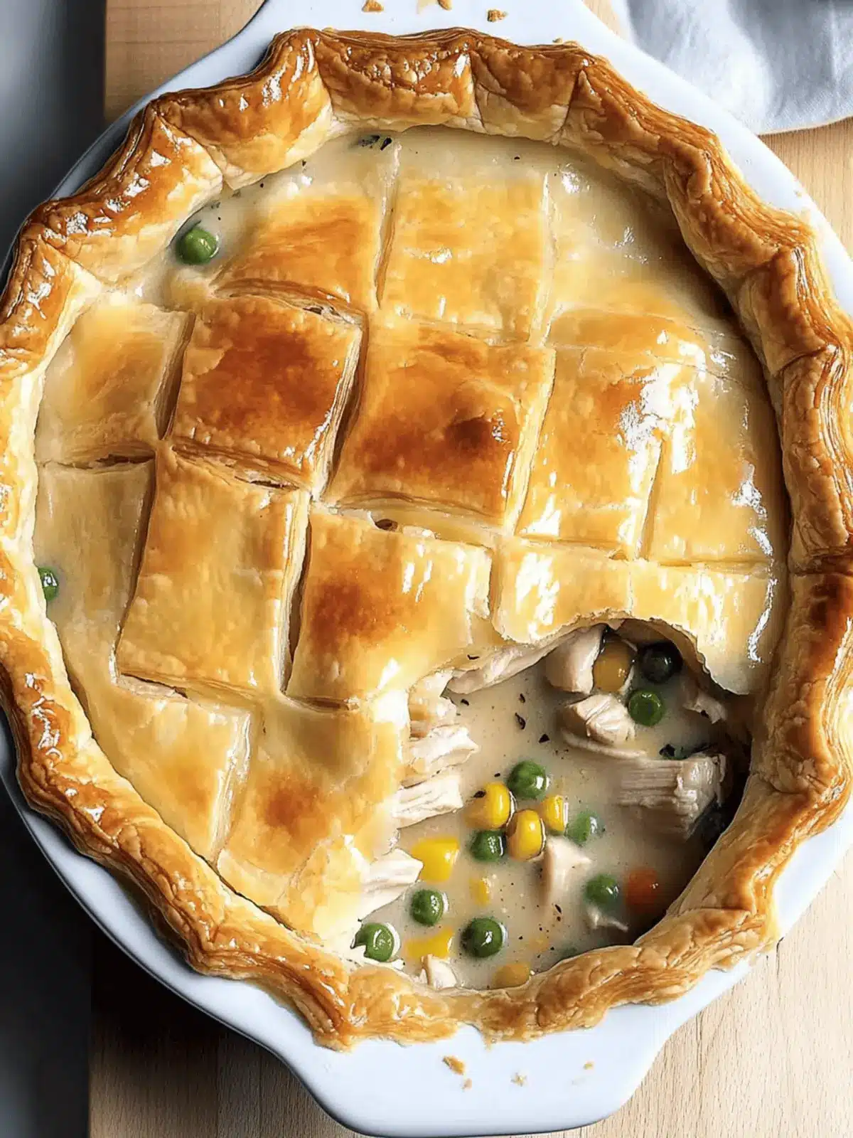 Puff Pastry Chicken Pot Pie