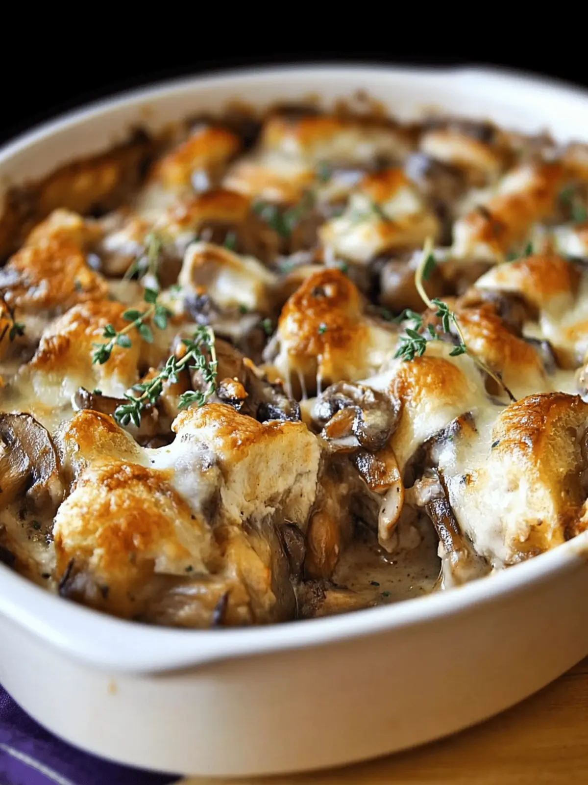 French Onion Mushroom Casserole