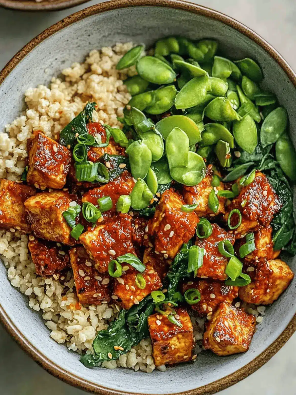 Chili Crunch Tofu Bowls