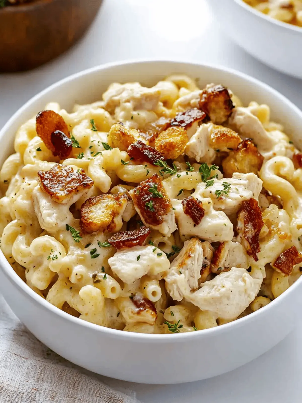 Chicken Ranch Macaroni and Cheese