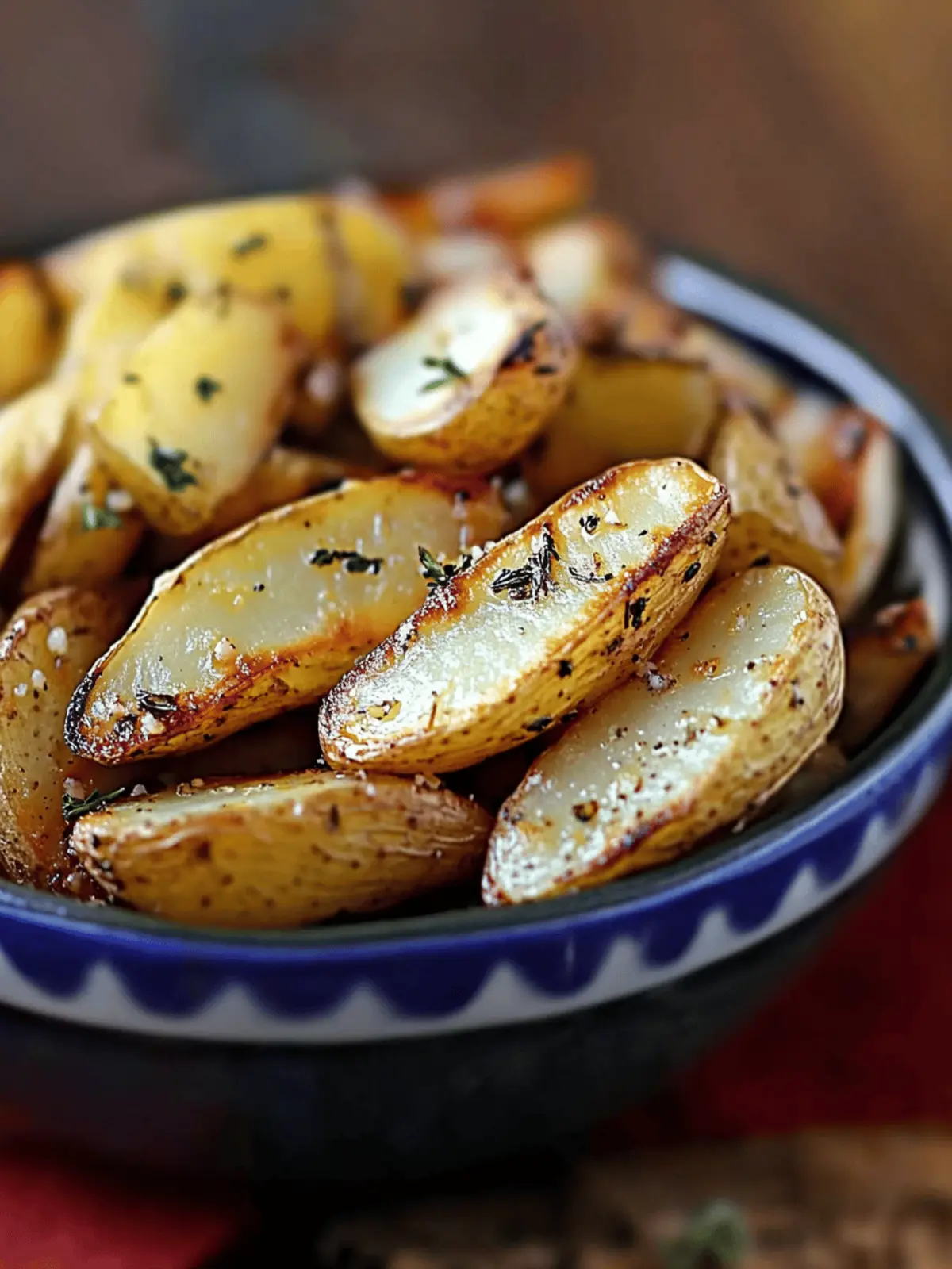 Lemon Roasted Fingerling Potatoes