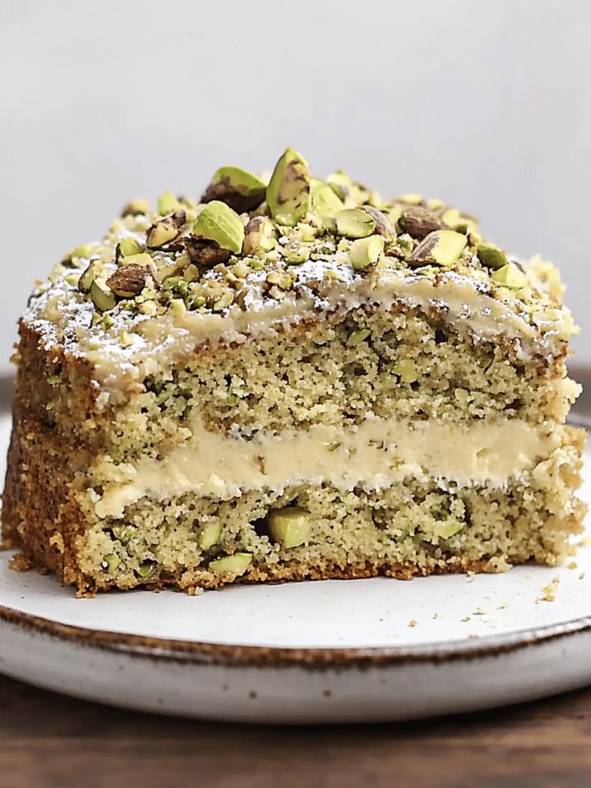 Pistachio Coffee Cake