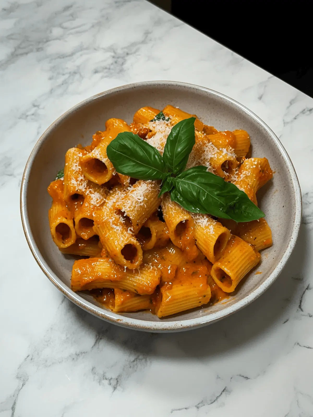 Pasta with Roasted Pepper and Tomato Sauce