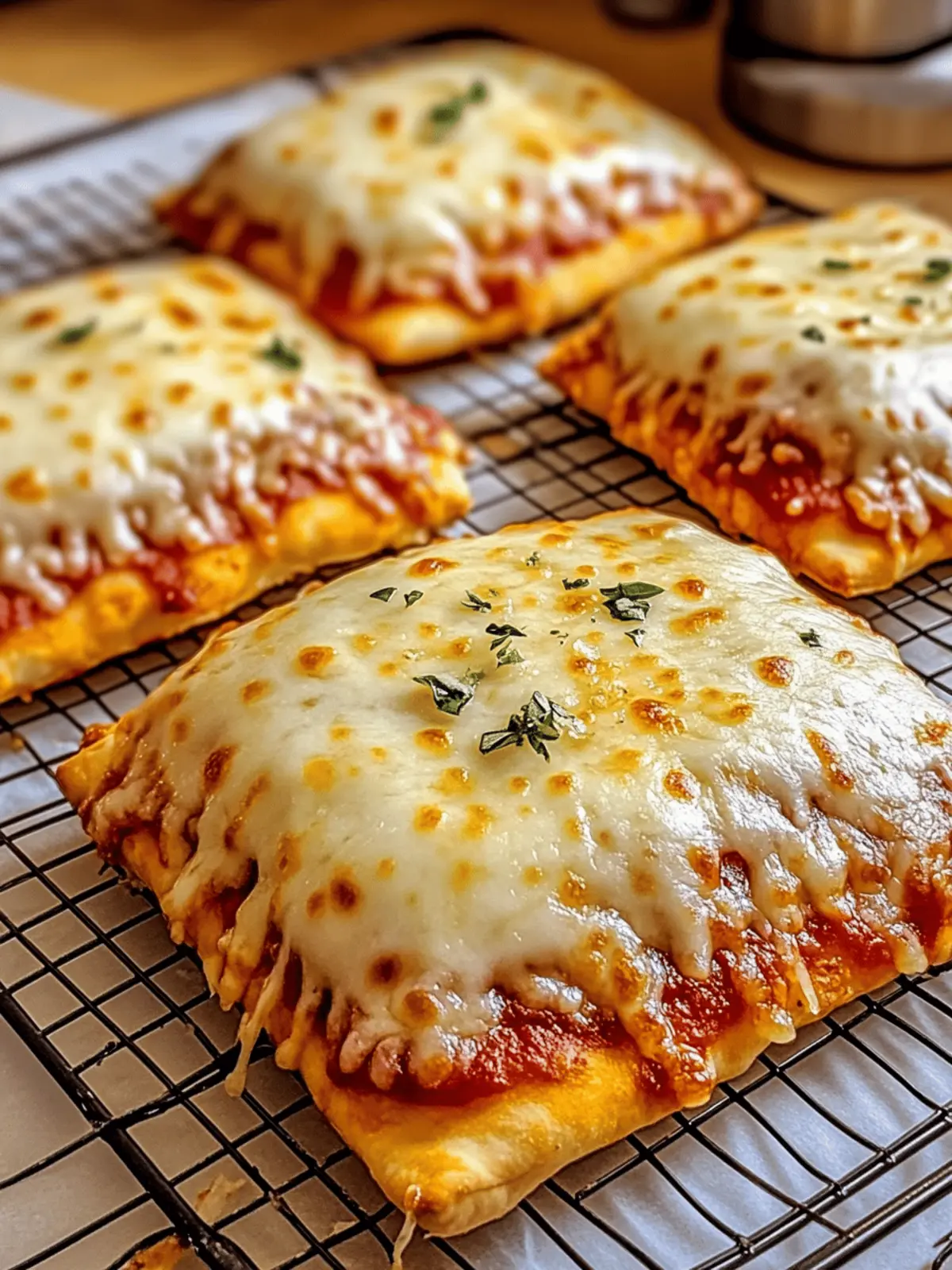 Cheesy Pizza Pockets