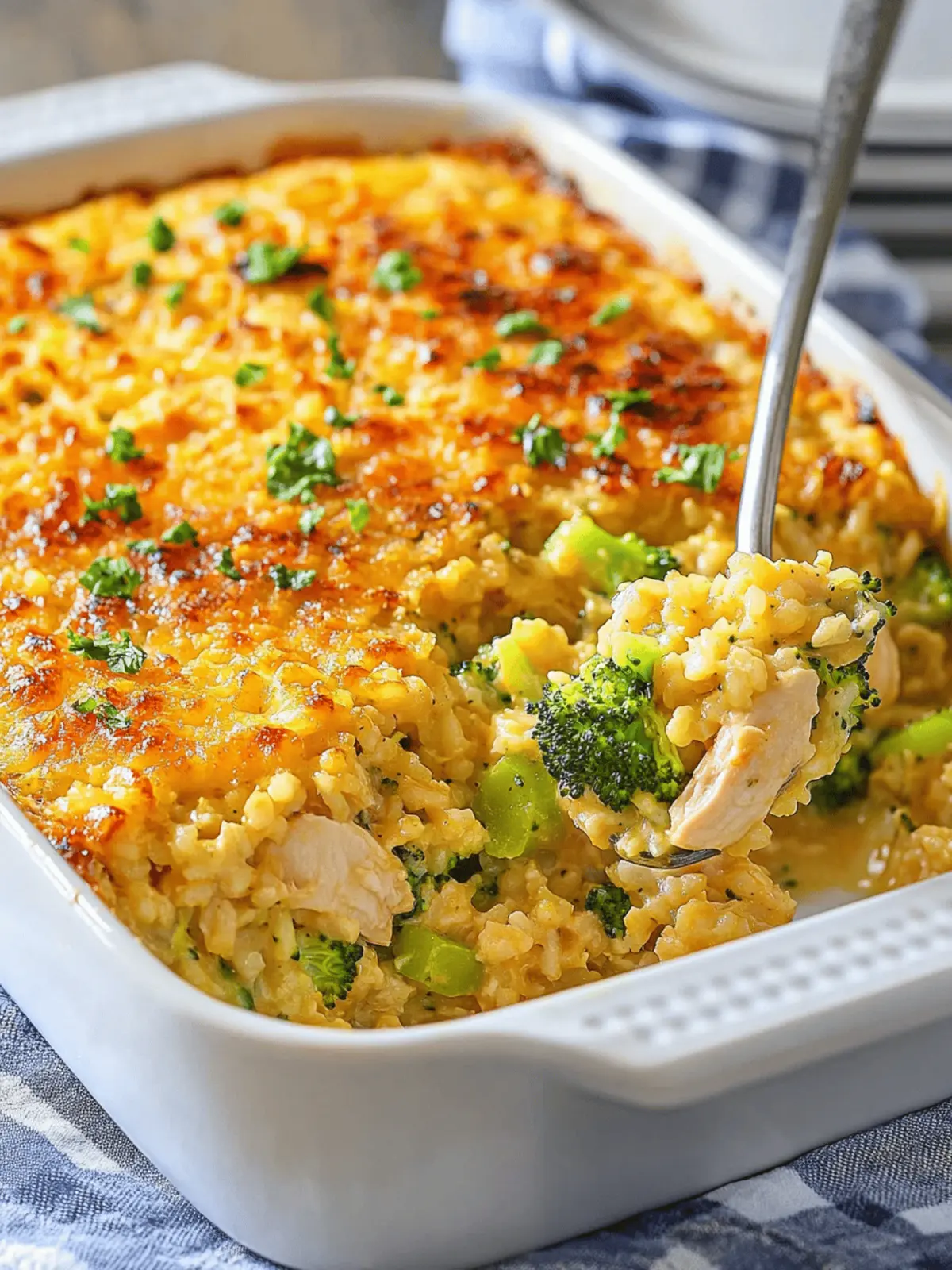 Chicken Broccoli Rice Casserole