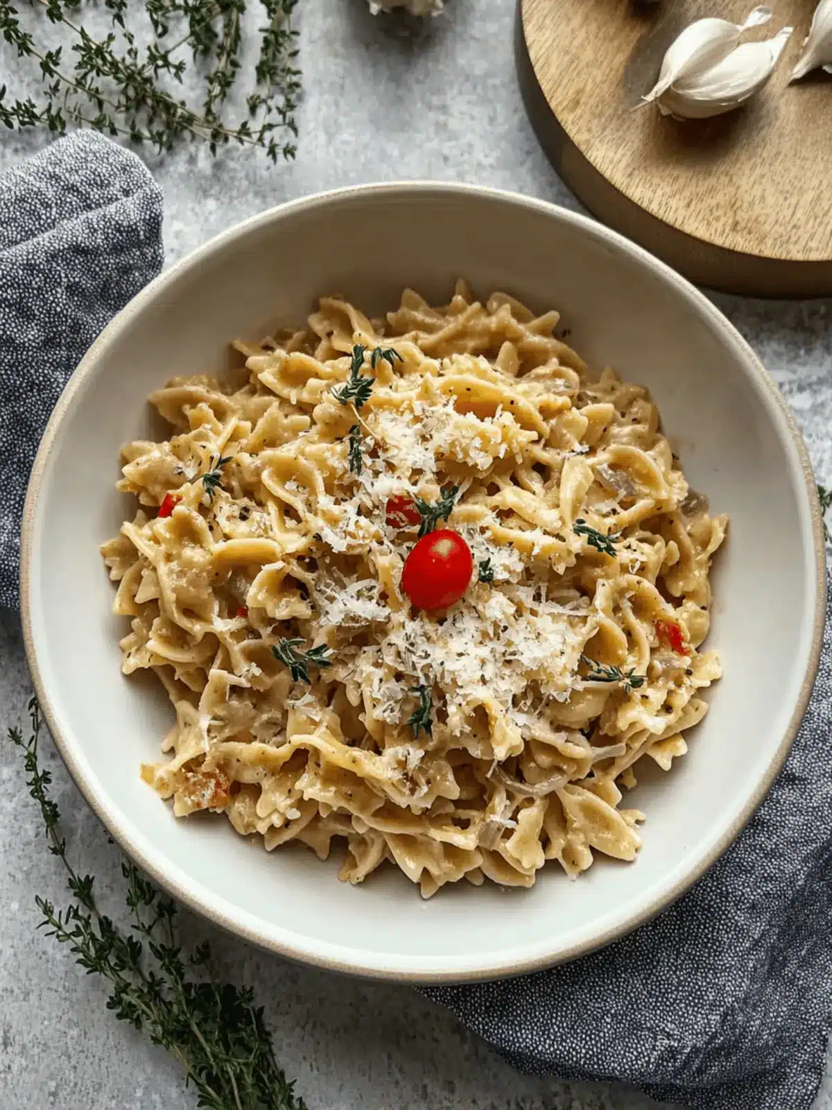 French Onion Pasta