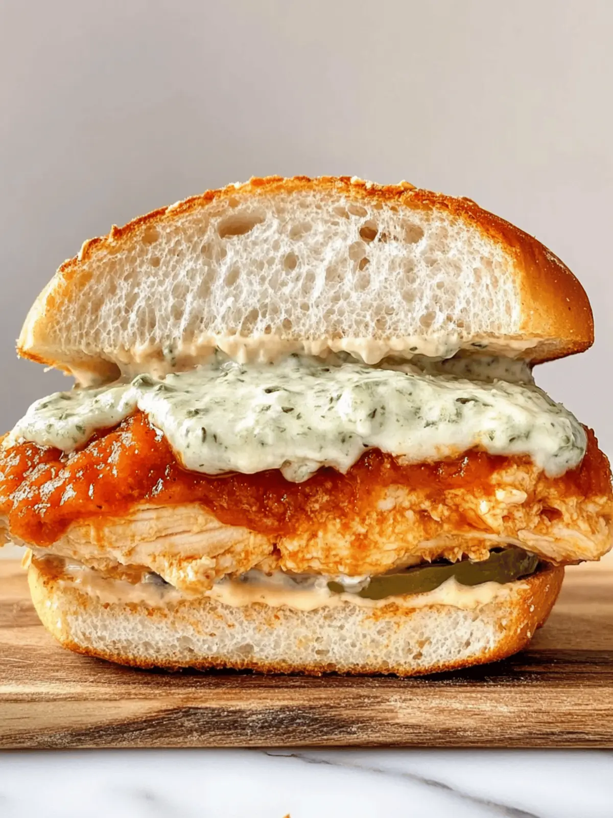 Chicken Parmesan Sandwich