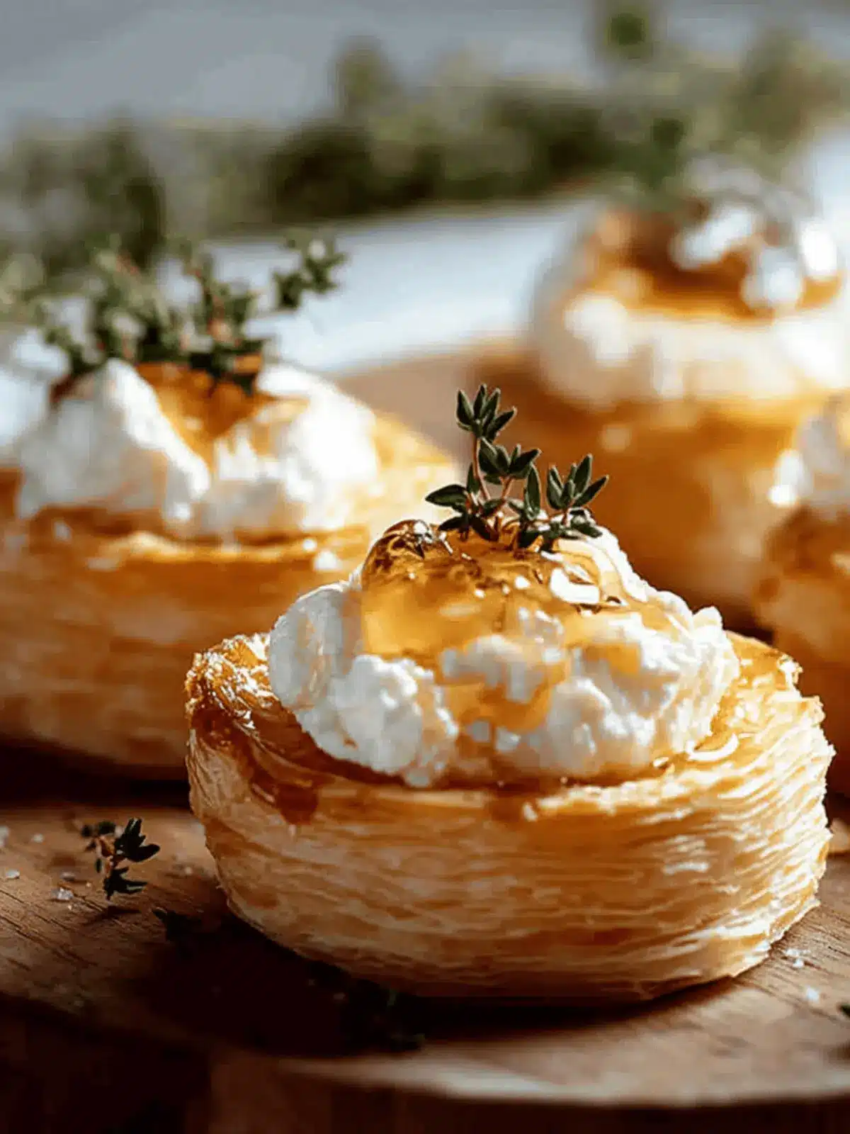 Goat Cheese and Honey Bites