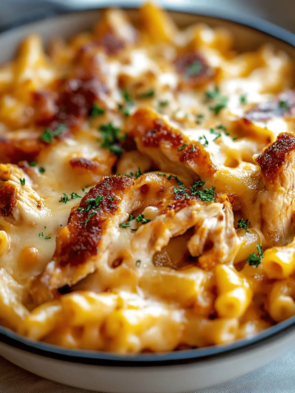 BBQ Chicken Mac and Cheese
