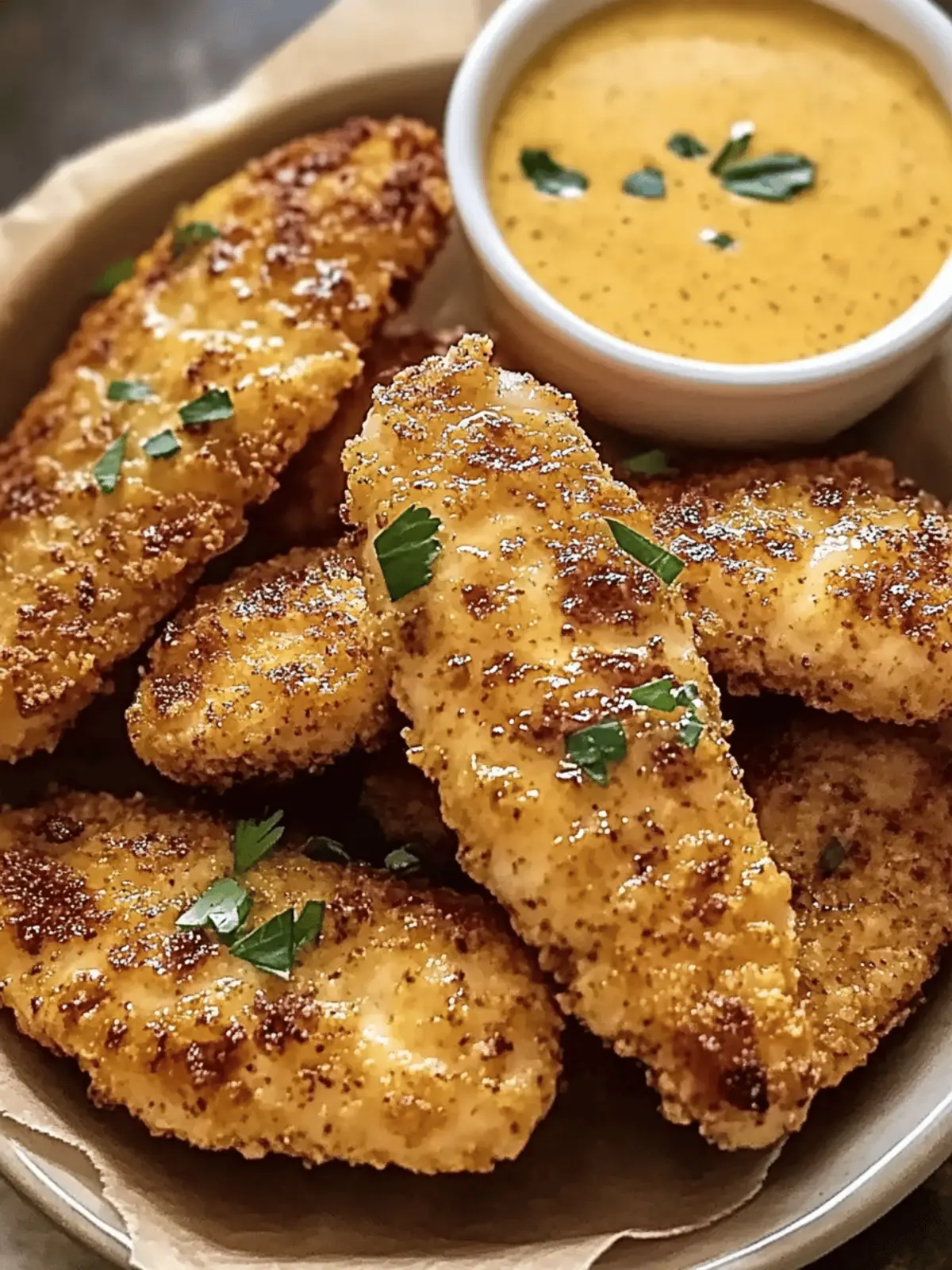 Crispy Mustard Chicken Tenders