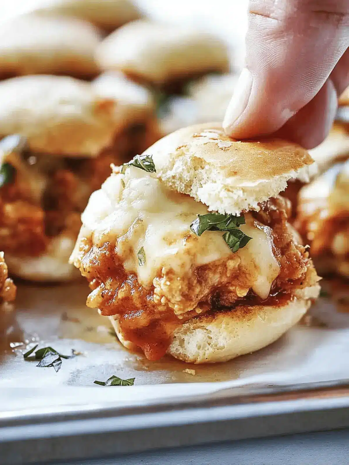 Chicken Parmesan Sliders