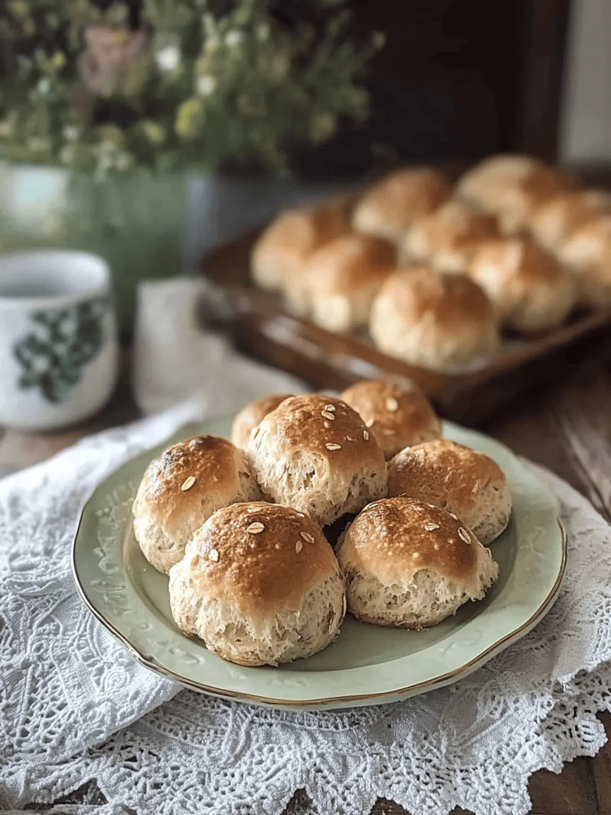 Traditional Scottish Oatmeal Rolls