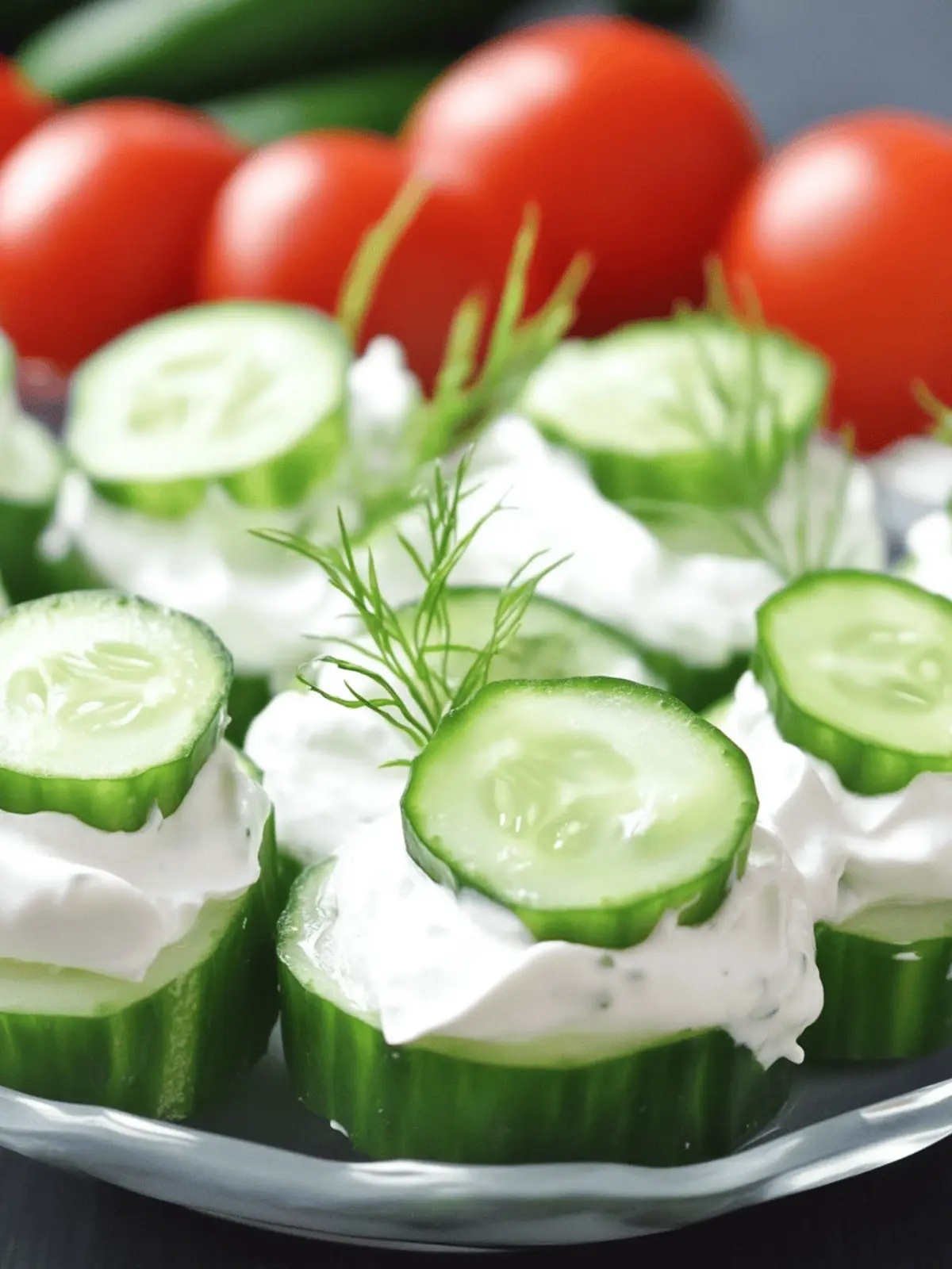 Dilly Cucumber Bites