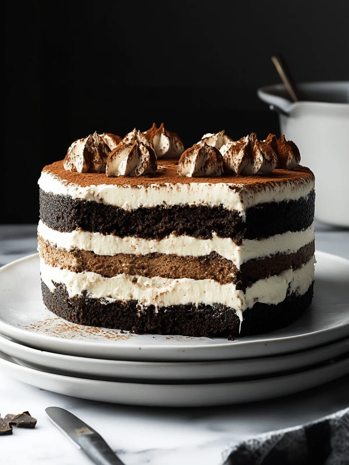 Chocolate Tiramisu Cake