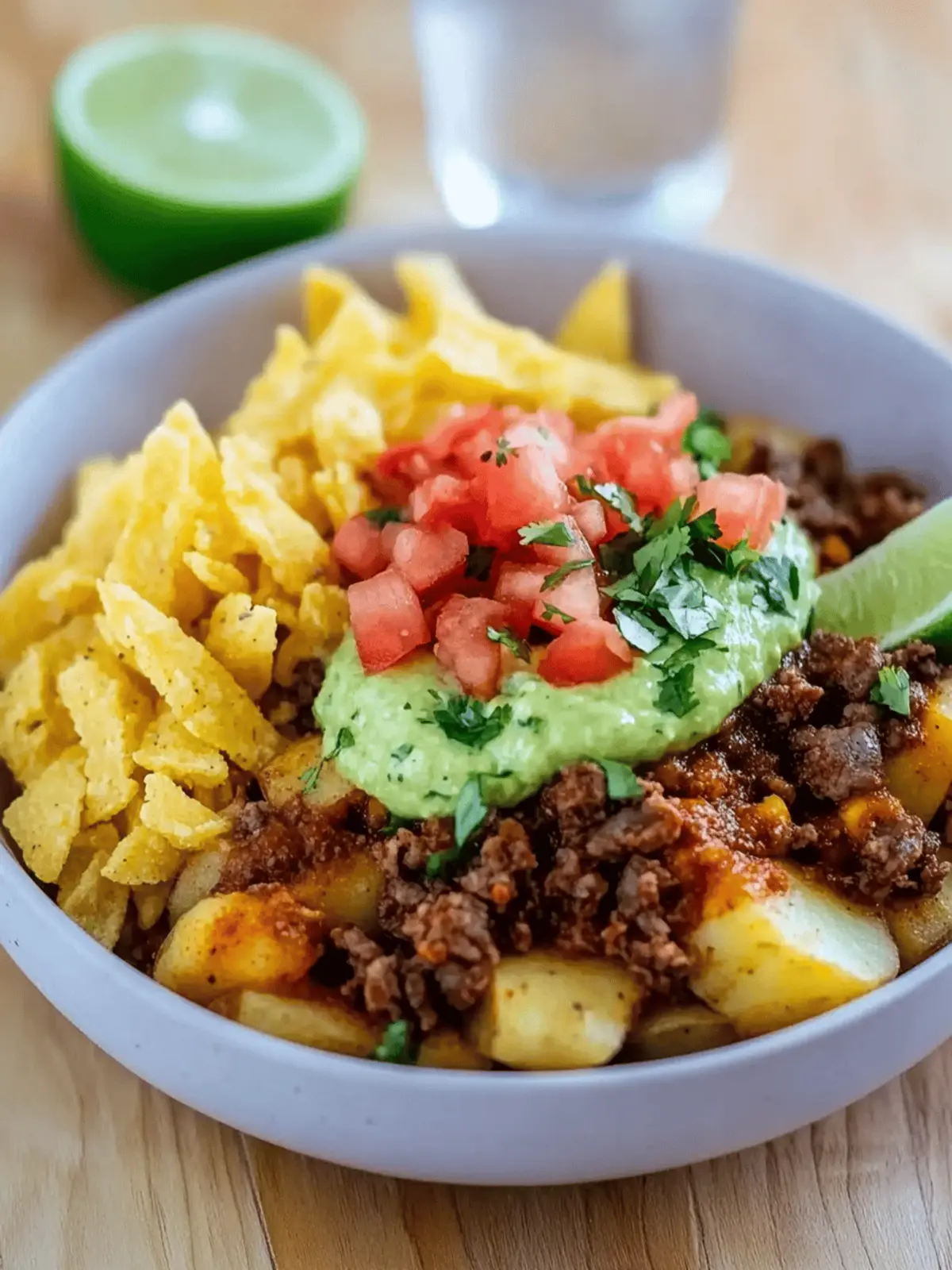 Loaded Potato Taco Bowl