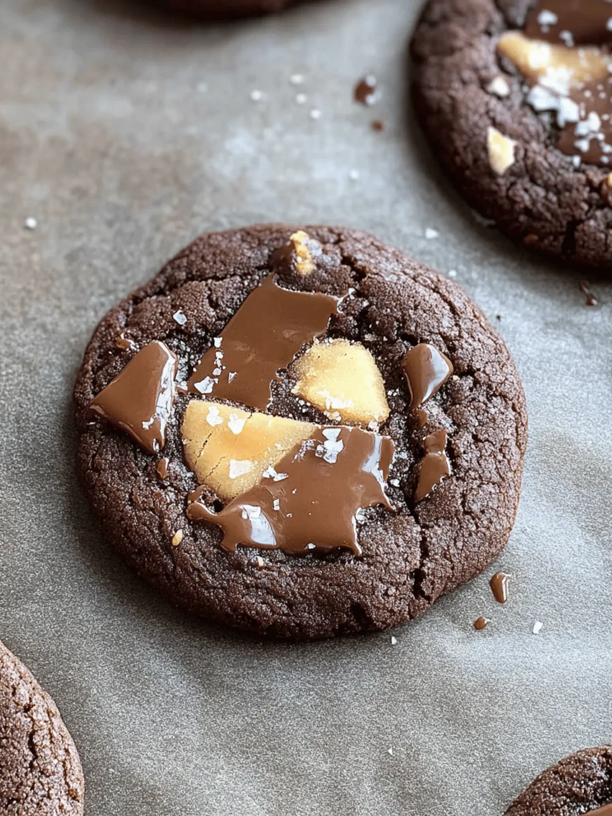 chocolate caramel cookies