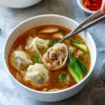 Deconstructed Wonton Soup