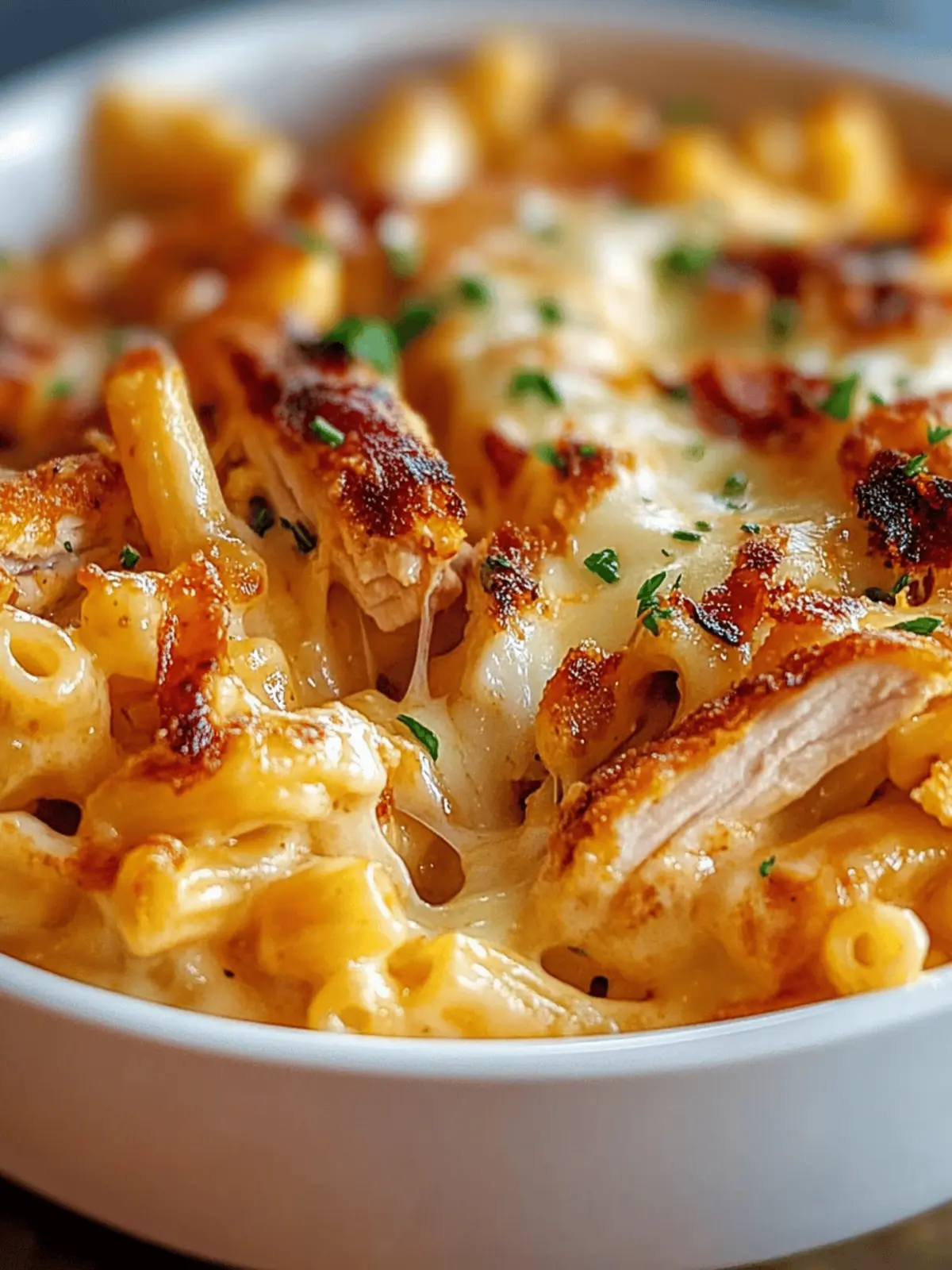 BBQ Chicken Mac and Cheese