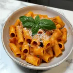 Pasta with Roasted Pepper and Tomato Sauce