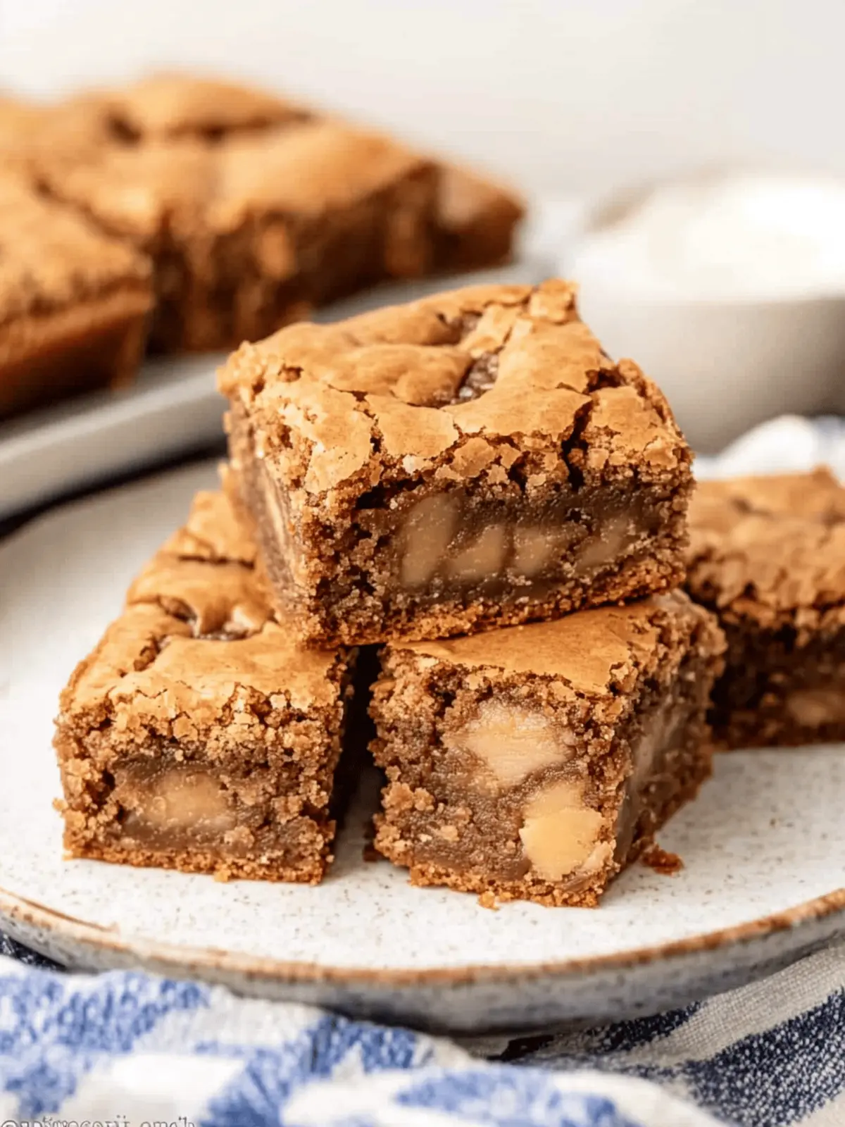 Biscoff Blondies