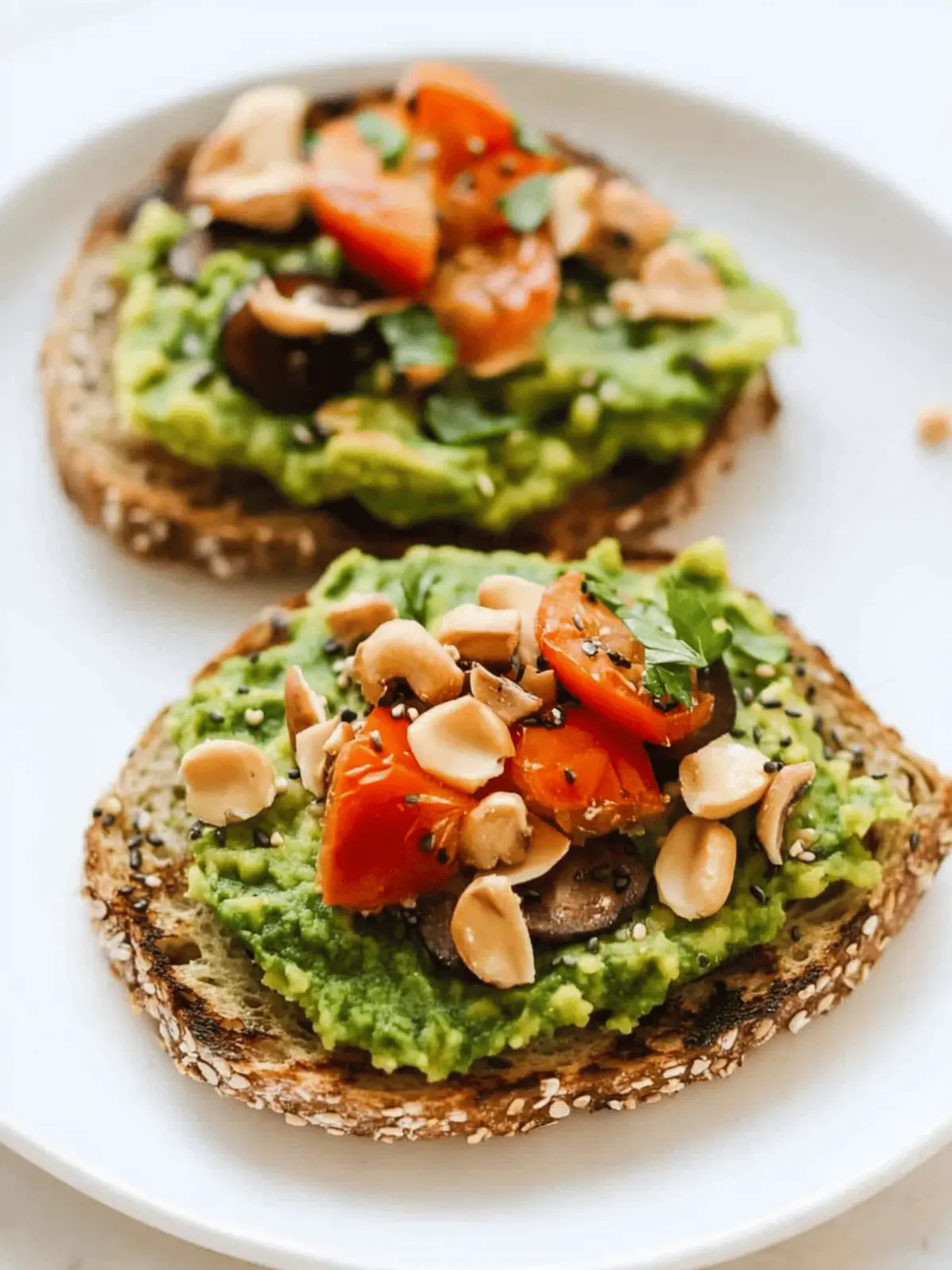 High-Protein Vegan Breakfast Toasts