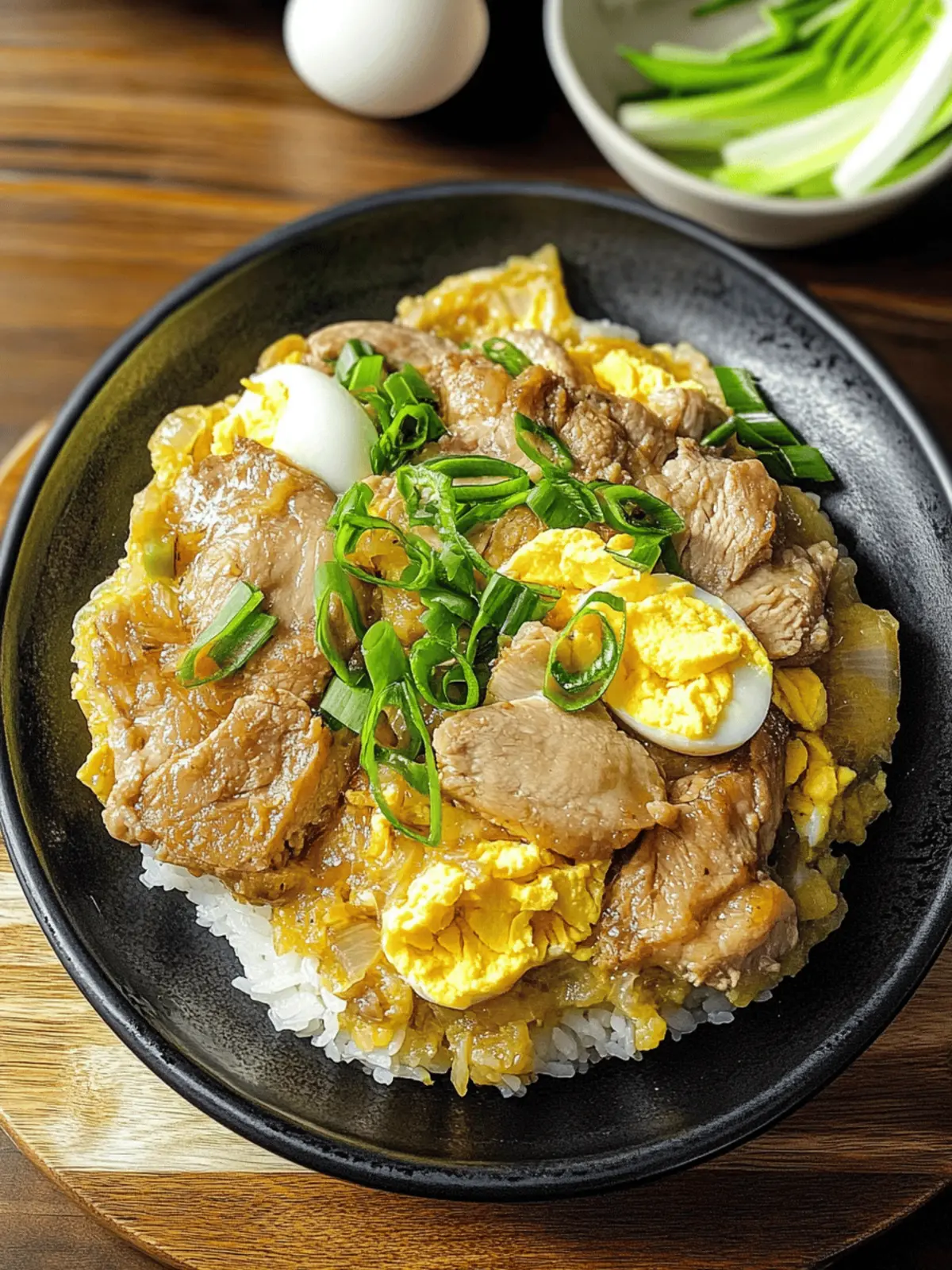 Oyakodon (Japanese Chicken and Egg Rice)