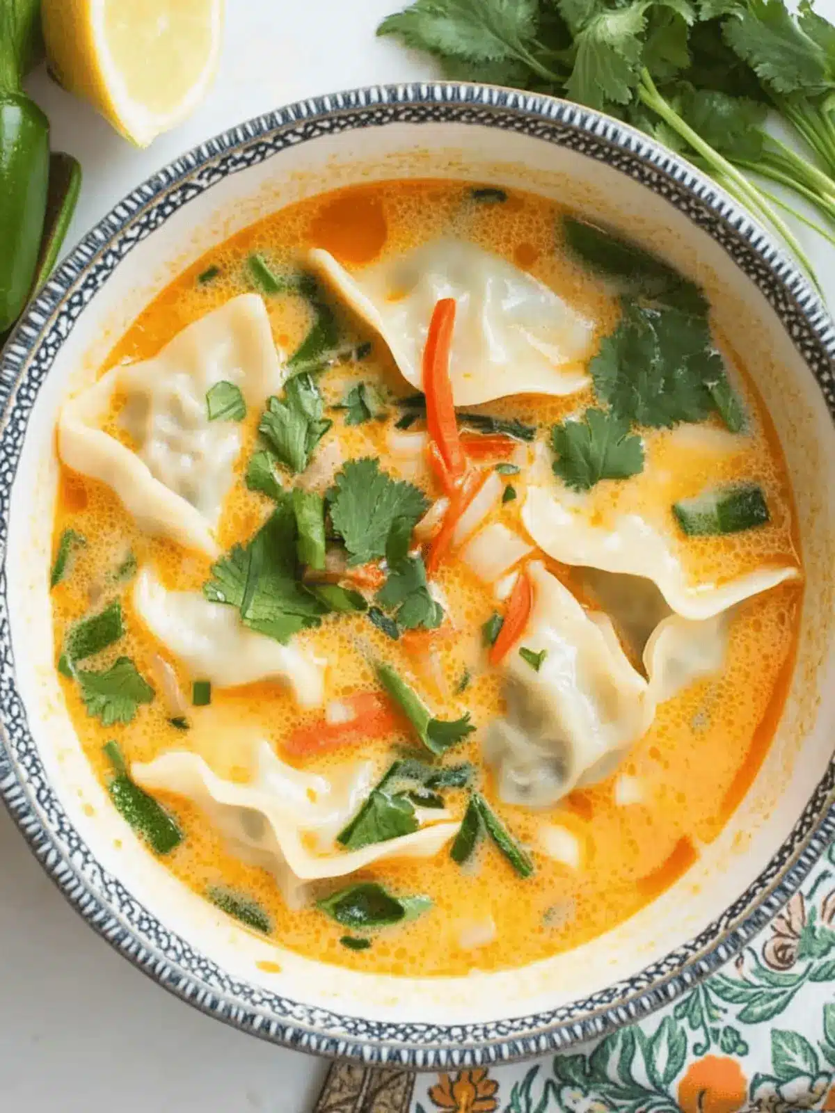 Potsticker Soup (Dumpling Soup)