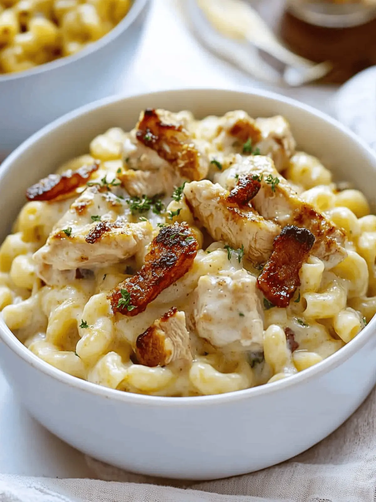 Chicken Ranch Macaroni and Cheese