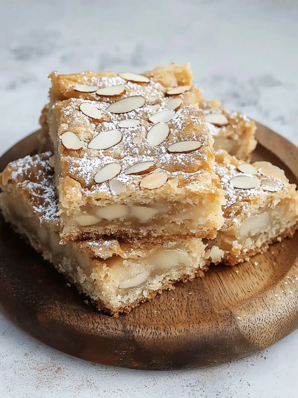 Almond Croissant Cookie Bar