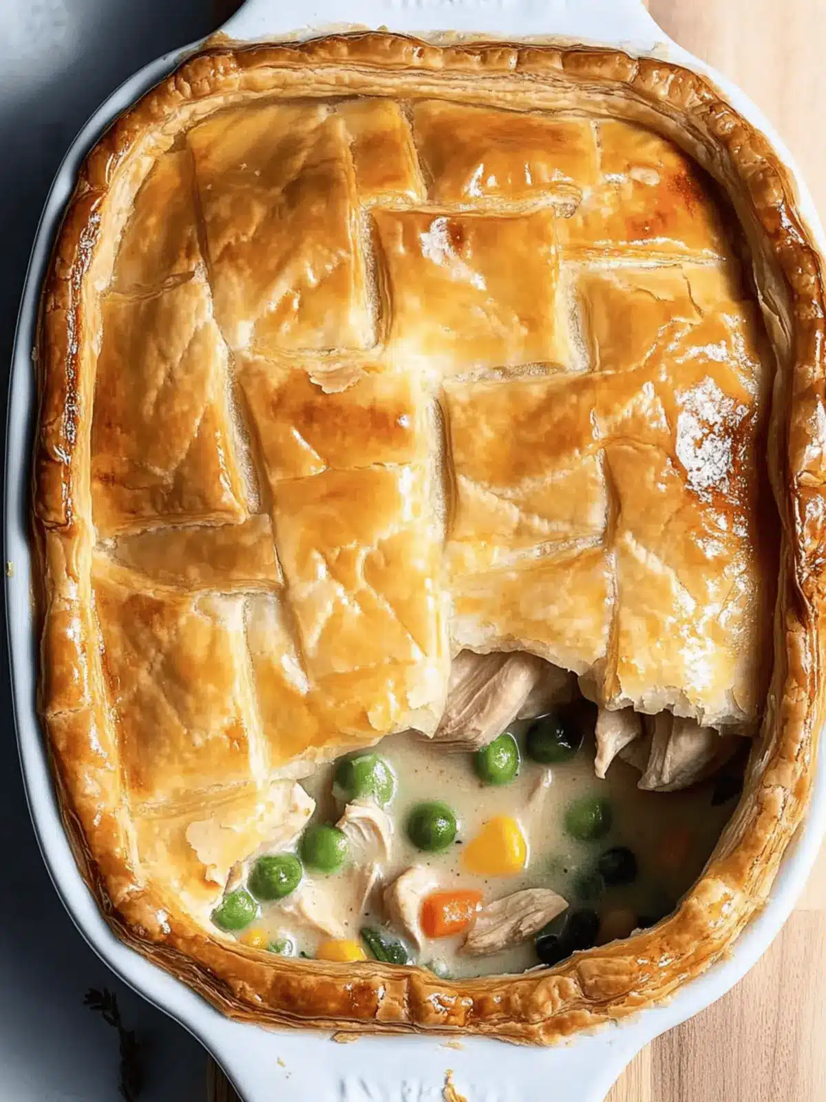 Puff Pastry Chicken Pot Pie